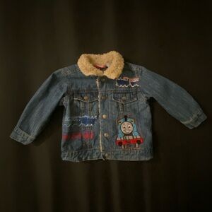 Vintage Narrette Thomas The Train & Friends Boy’s Denim Jacket size 2T